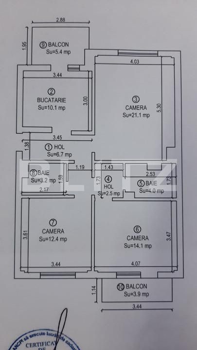 Apartament de vânzare 3 camere Carpati 2 - 161749AV | BLITZ Satu Mare | Poza8