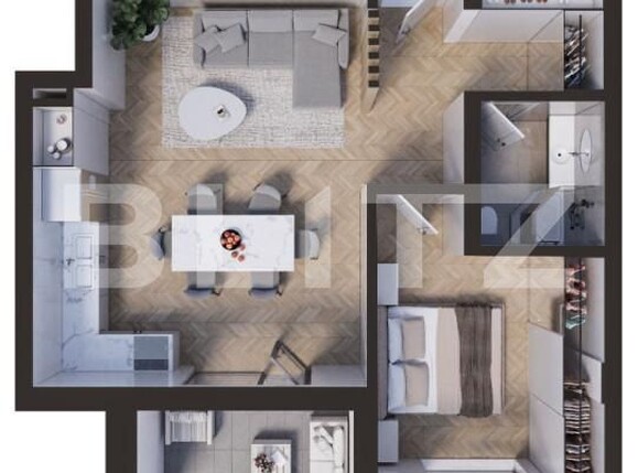 Apartament de vânzare 2 camere Solidaritatii - 162116AV | BLITZ Satu Mare | Poza3