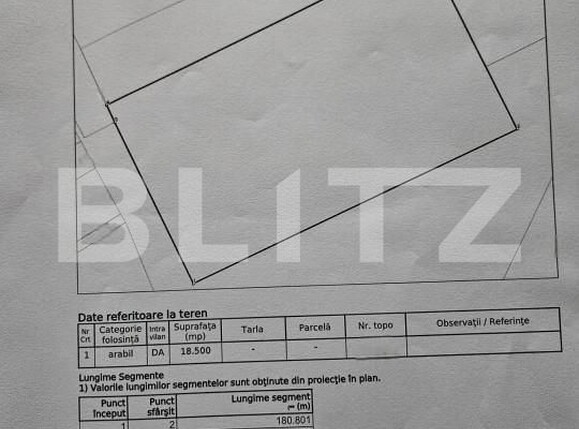 Teren de vânzare Sud-Vest - 167165TV | BLITZ Satu Mare | Poza1