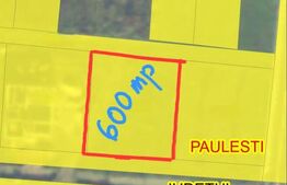 Teren intravilan 600 mp. Paulesti