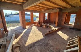 Casa la rosu de vanzare, 4 camere, 145,31 mp, 715 mp teren, zona Martinesti