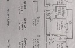 Apartament 3 camere, 62 mp, zona Careiului 