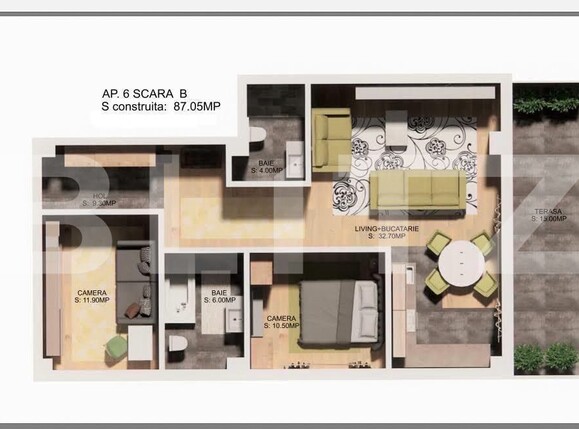 Apartament de vânzare 3 camere Central - 184791AV | BLITZ Satu Mare | Poza1