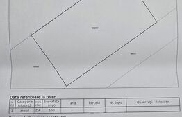 TEREN INTRAVILAN - 560 mp. AMATI