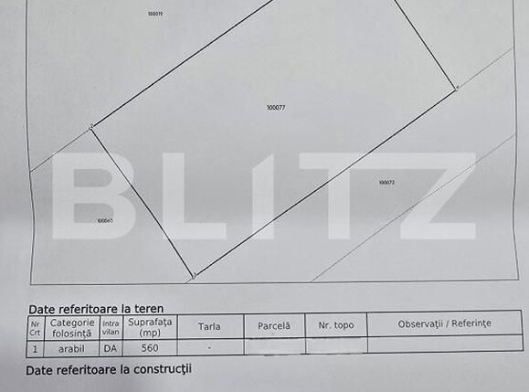 Teren de vânzare Amati - 185521TV | BLITZ Satu Mare | Poza1