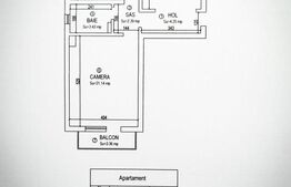 Apartament 2 camere, 58.20 mp, zona Carpați 2
