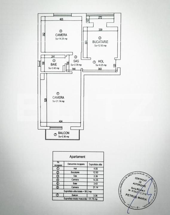 Apartament de vânzare 2 camere Carpati 2 - 190360AV | BLITZ Satu Mare | Poza12