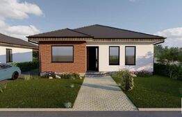 Casă modernă de vânzare în Petin, 4 camere, 100 mp utili, 500 mp teren