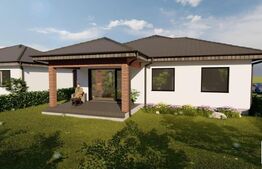 Casă modernă de vânzare în Petin, 4 camere, 100 mp utili, 500 mp teren