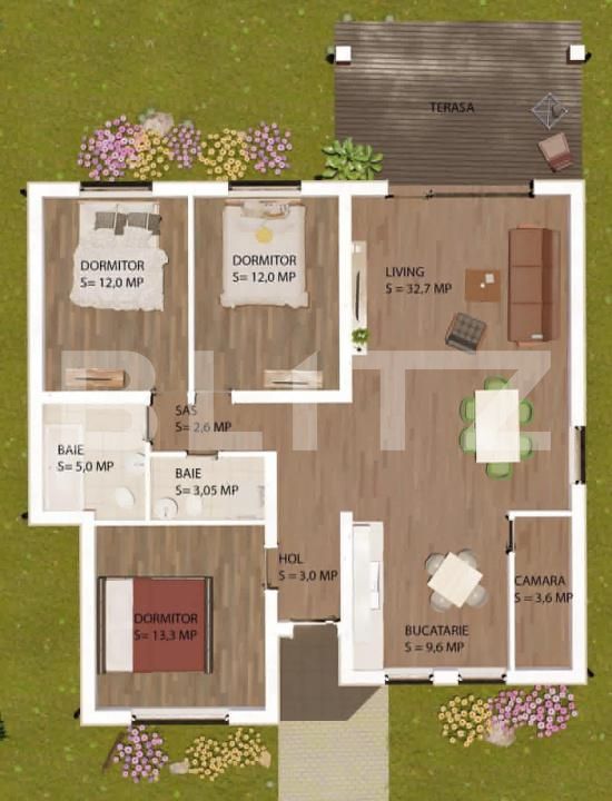 Casa de vânzare 4 camere Petin - 191393CV | BLITZ Satu Mare | Poza2