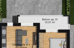 Apartament complex Green Residence Vest, 44 mp, loc de parcare inclus, zona Vest