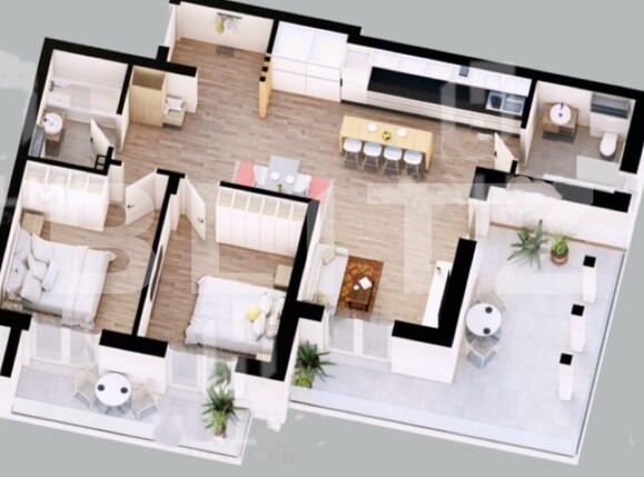 Apartament de vânzare 3 camere Micro 16 - 206806AV | BLITZ Satu Mare | Poza10
