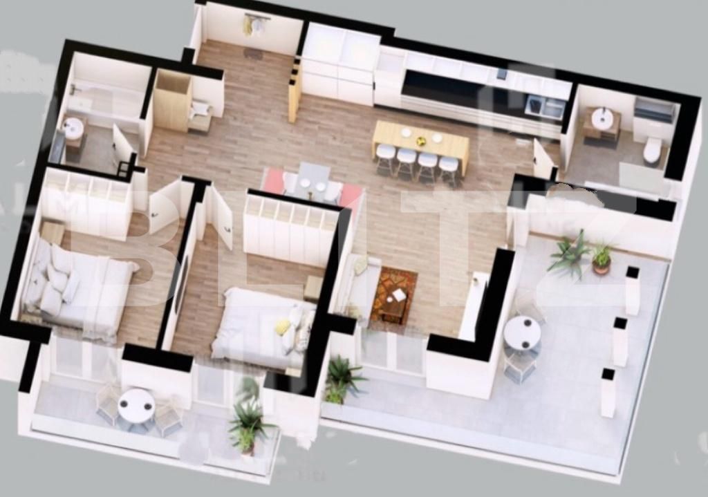 Apartament de vânzare 3 camere Micro 16 - 206806AV | BLITZ Satu Mare | Poza10