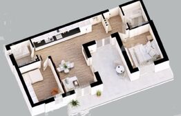 Apartament cu 3 camere, 67 mp, zona Careiului 