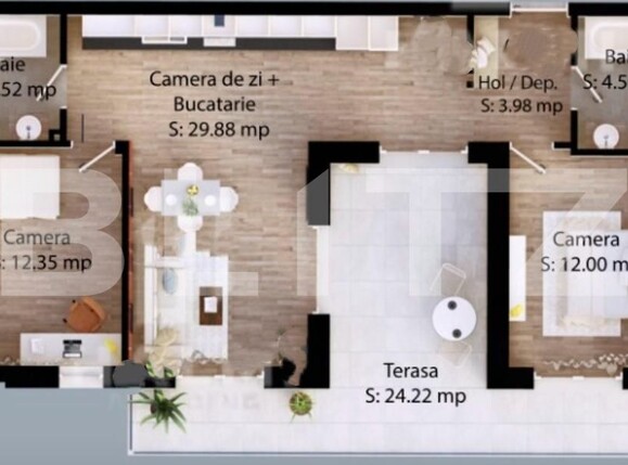 Apartament de vânzare 3 camere Careiului - 206811AV | BLITZ Satu Mare | Poza14