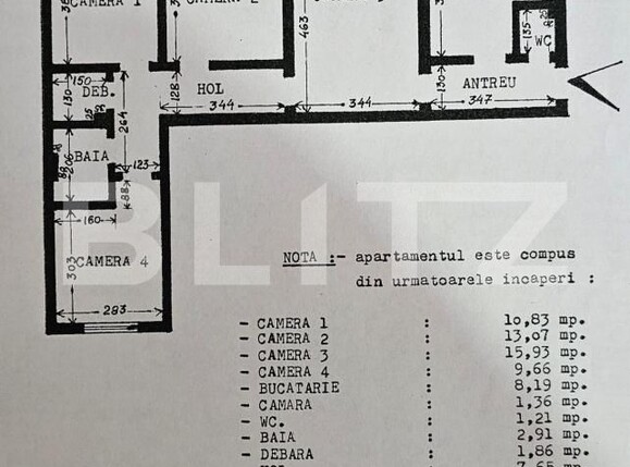 Apartament de vânzare 4 camere Ciucului - 180285AV | BLITZ Sfântu Gheorghe | Poza3