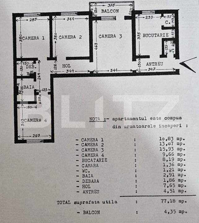 Apartament de vânzare 4 camere Ciucului - 180285AV | BLITZ Sfântu Gheorghe | Poza3