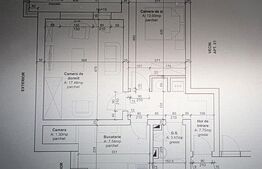 Apartament spatios cu 2 camere