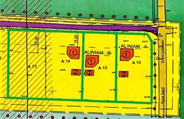Teren intravilan 3405 mp – PUZ aprobat, front 60 m