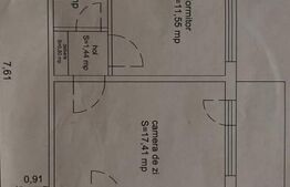 Apartament cu 2 camere, 44 mp, zona Simeria