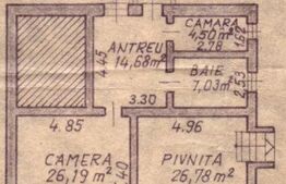 Casa cu 3 camere, 175 mp utili, teren cu 377 mp, Central 