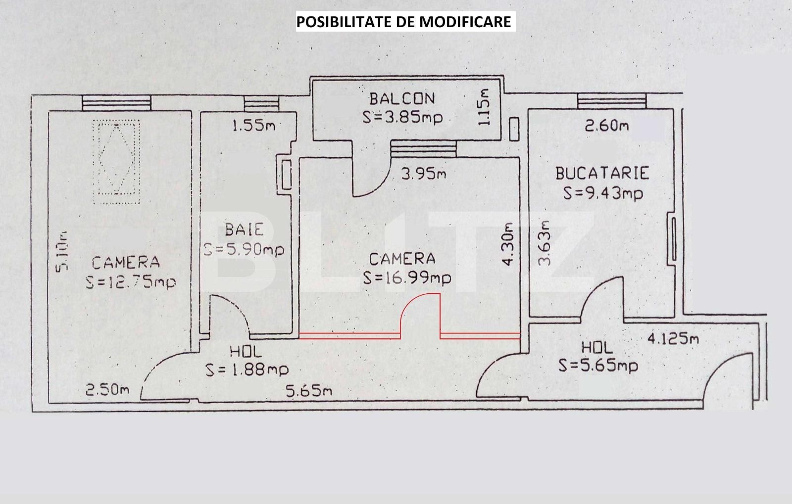 Apartament de vânzare 2 camere Hipodrom 3 - 104970AV | BLITZ Sibiu | Poza8