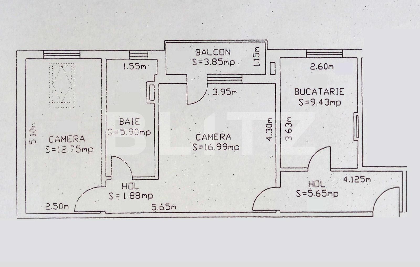 Apartament de vânzare 2 camere Hipodrom 3 - 104970AV | BLITZ Sibiu | Poza7