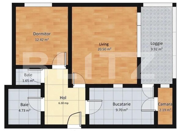 Apartament de vânzare 2 camere Strand - 107014AV | BLITZ Sibiu | Poza1