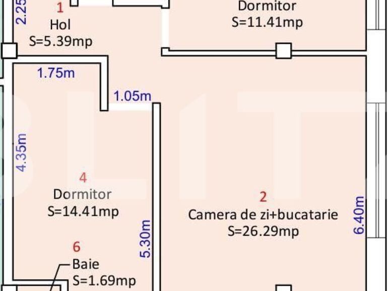 Apartament de închiriat 3 camere Sud Est - 113414AI | BLITZ Sibiu | Poza1