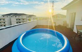 Penthouse 2 camere 50 mp, decomandat cu terasa de 40mp, loc de parcare,cartier Tineretului