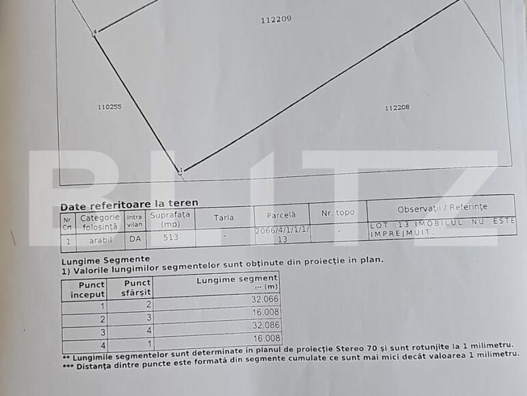 Teren de vânzare Cisnadie - 126561TV | BLITZ Sibiu | Poza1
