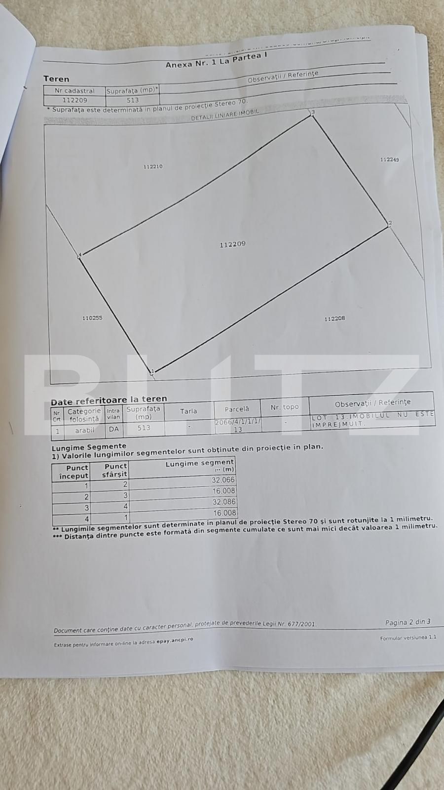 Teren de vânzare Cisnadie - 126561TV | BLITZ Sibiu | Poza1