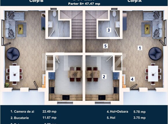 Casa de vânzare 4 camere Calea Cisnadiei - Arhitectilor - 127070CV | BLITZ Sibiu | Poza7