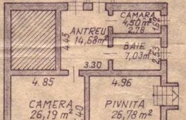 Casa cu 3 camere, 175 mp utili, teren cu 377 mp, Central 