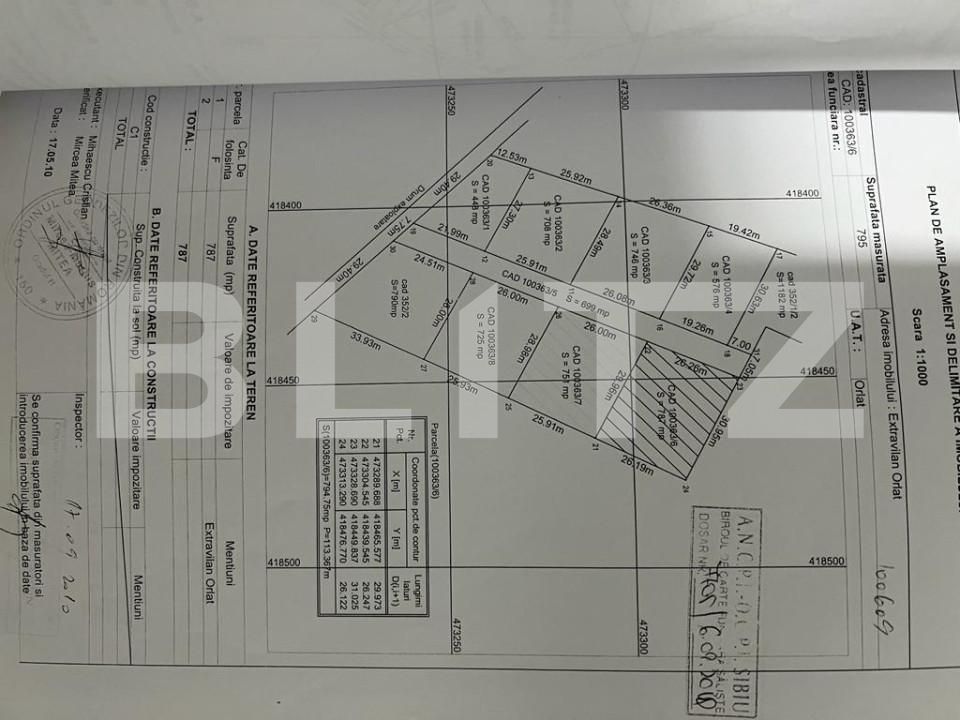 Teren de vânzare Exterior Vest - 145912TV | BLITZ Sibiu | Poza20