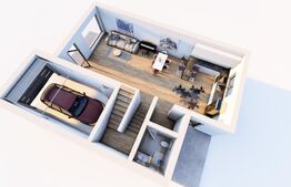 Casa individuala, 210 mp, teren 467 mp, Calea Cisnadiei