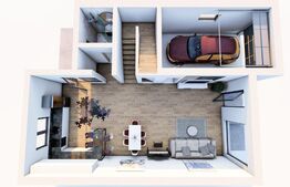 Casa individuala, 210 mp, teren 467 mp, Calea Cisnadiei