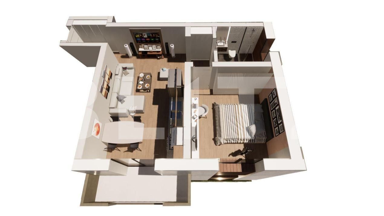 Apartament de vânzare 2 camere Exterior Est - 154930AV | BLITZ Sibiu | Poza1