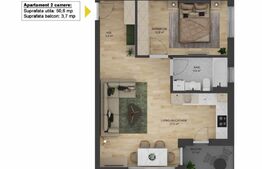 Apartament NOU 2 camere decomandate, Doamna Stanca, Sibiu