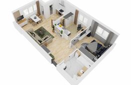 Apartament Nou FINISAT cu 3 camere de vanzare in Sibiu, Doamna Stanca