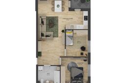 Apartament Nou FINISAT cu 3 camere de vanzare in Sibiu, Doamna Stanca