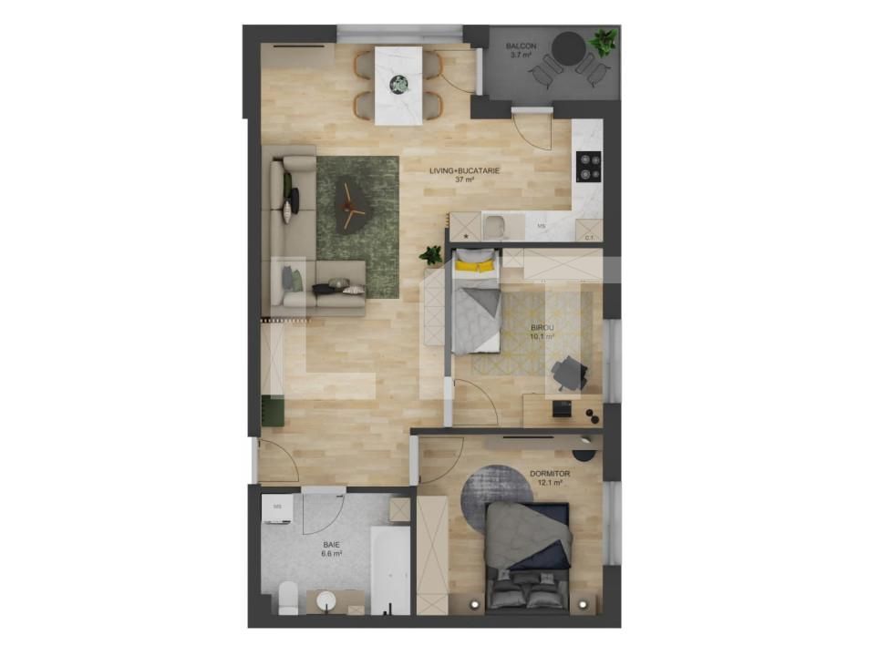 Apartament de vânzare 3 camere Doamna Stanca - 155711AV | BLITZ Sibiu | Poza4