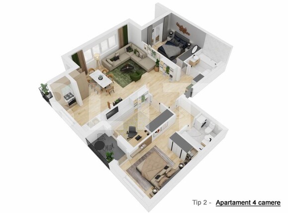 Apartament de vânzare 4 camere Mihai Viteazul - 155787AV | BLITZ Sibiu | Poza3