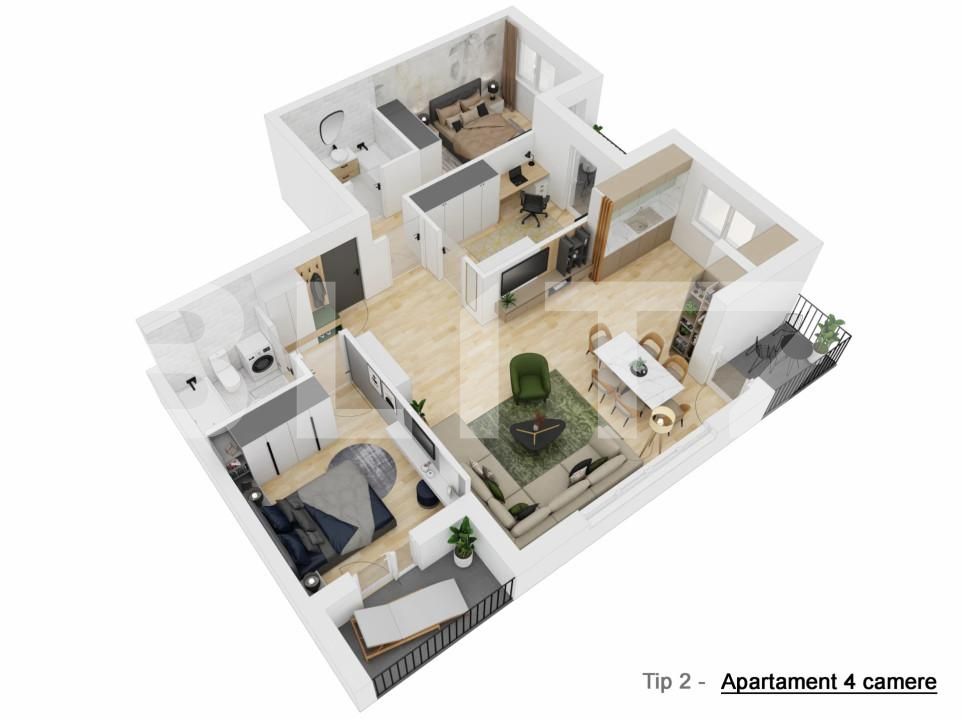 Apartament de vânzare 4 camere Mihai Viteazul - 155787AV | BLITZ Sibiu | Poza2