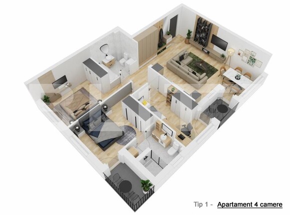 Apartament de vânzare 4 camere Mihai Viteazul - 155788AV | BLITZ Sibiu | Poza3