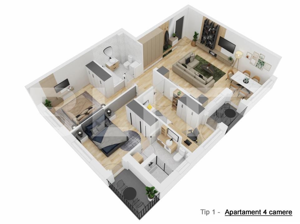 Apartament de vânzare 4 camere Mihai Viteazul - 155788AV | BLITZ Sibiu | Poza3