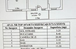 Apartament 2 camere, semidecomandat   - Selimbar