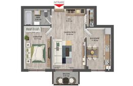 Apartament 2 camere, 54 mp, decomandat, zona Pictor Brana 