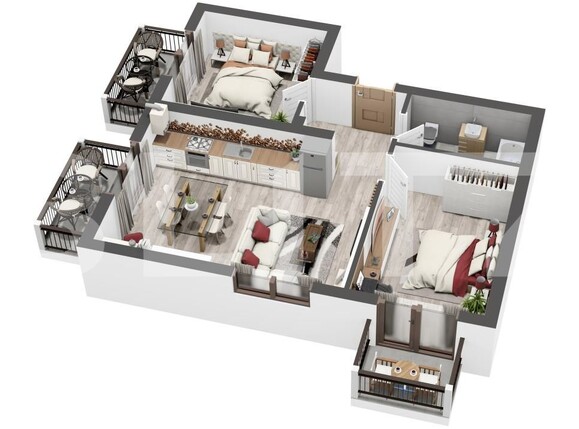 Apartament de vânzare 3 camere Șelimbăr - 166192AV | BLITZ Sibiu | Poza1