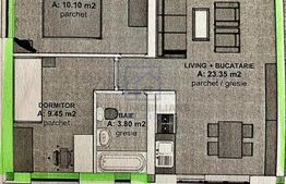 Apartament cu 3 camere semidecomandat, 47 mp, zona Calea Surii Mici